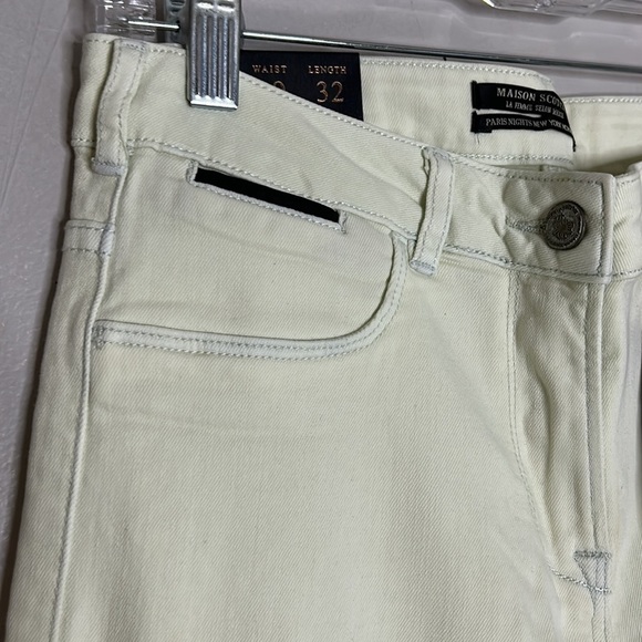 NWT Scotch and soda, mason scotch skinny fit off-white jeans, 29 women’s - Picture 2 of 5
